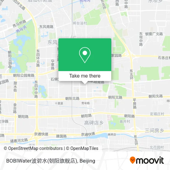 BOBIWater波碧水(朝阳旗舰店) map