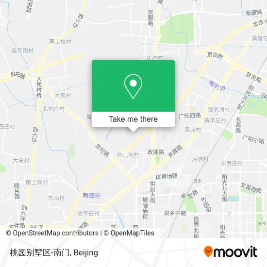 桃园别墅区-南门 map