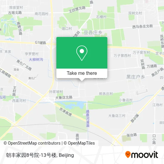 朝丰家园8号院-13号楼 map