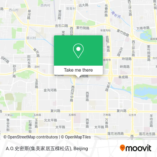A.O.史密斯(集美家居五棵松店) map