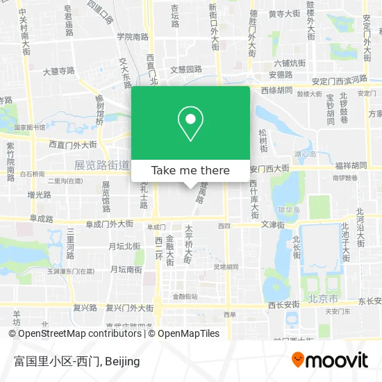富国里小区-西门 map