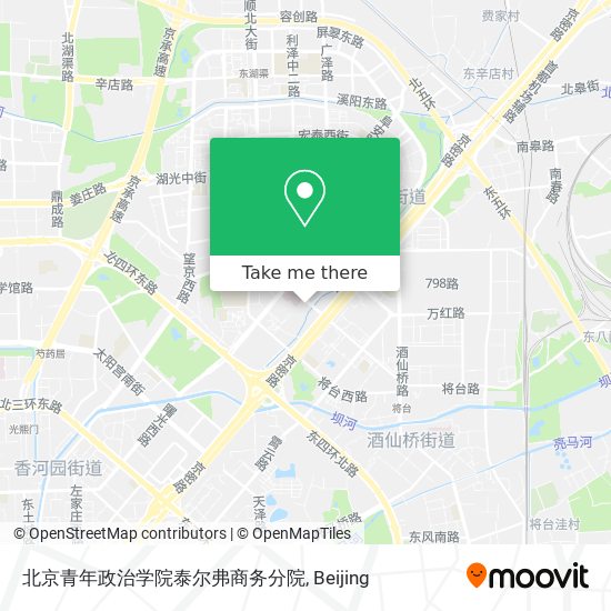 北京青年政治学院泰尔弗商务分院 map