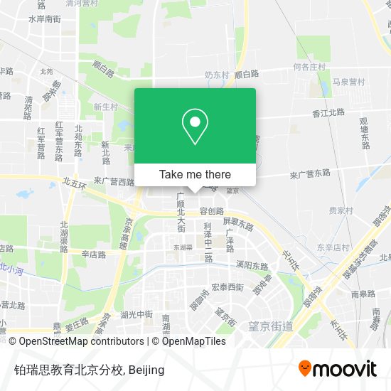 铂瑞思教育北京分校 map
