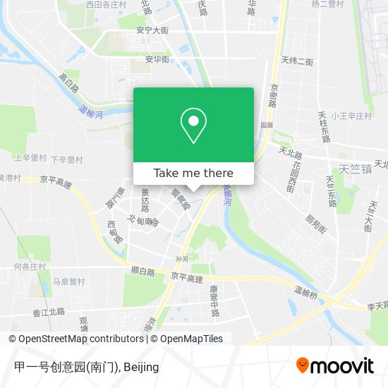 甲一号创意园(南门) map