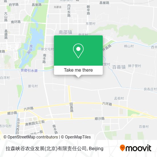 拉森峡谷农业发展(北京)有限责任公司 map