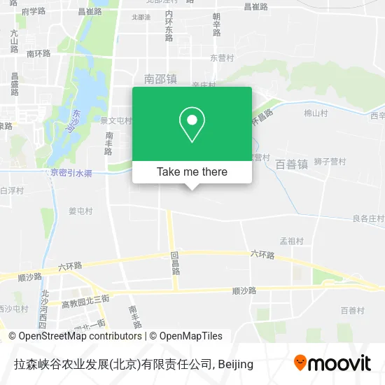 拉森峡谷农业发展(北京)有限责任公司 map