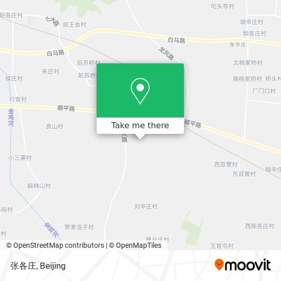 张各庄 map