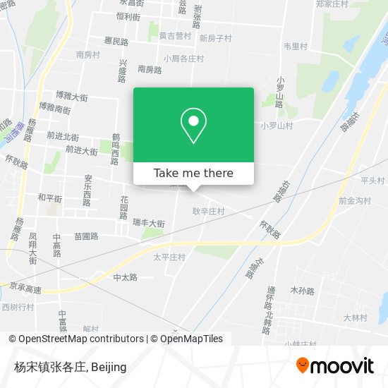 杨宋镇张各庄 map