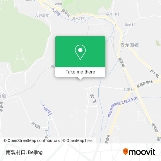 南观村口 map