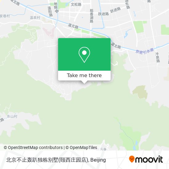 北京不止轰趴独栋别墅(颐西庄园店) map