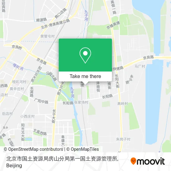 北京市国土资源局房山分局第一国土资源管理所 map