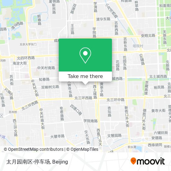 太月园南区-停车场 map
