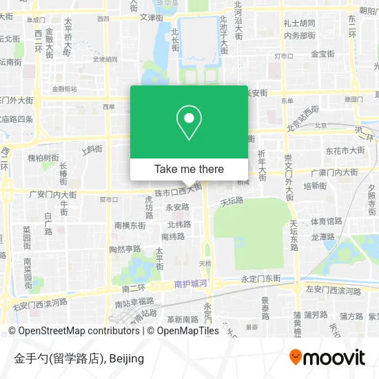 金手勺(留学路店) map