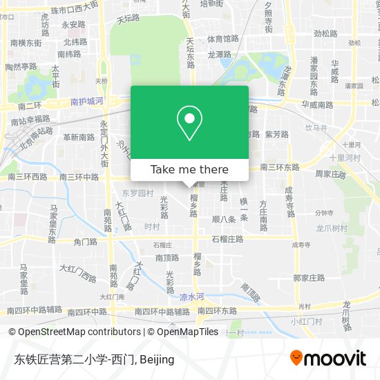 东铁匠营第二小学-西门 map