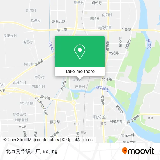 北京贵华织带厂 map