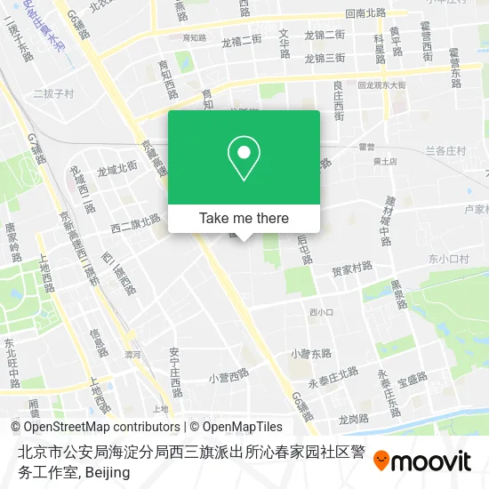 北京市公安局海淀分局西三旗派出所沁春家园社区警务工作室 map
