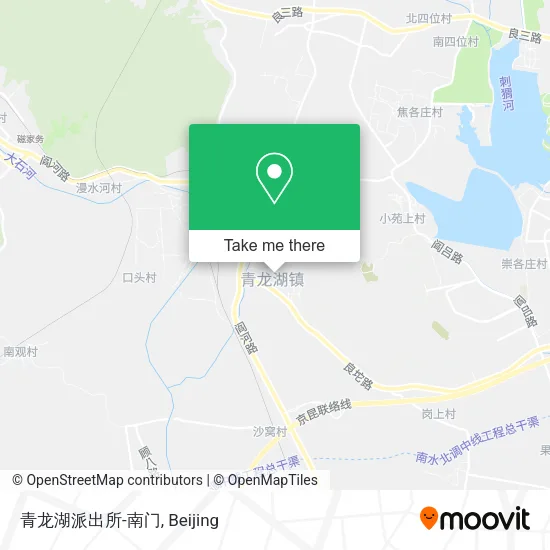 青龙湖派出所-南门 map