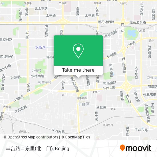 丰台路口东里(北二门) map