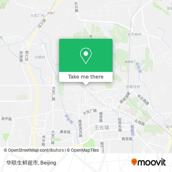 华联生鲜超市 map