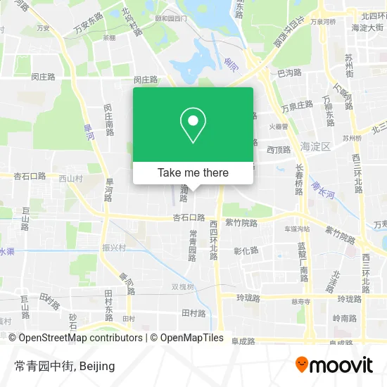 常青园中街 map