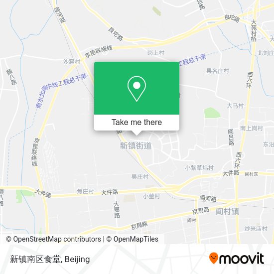 新镇南区食堂 map