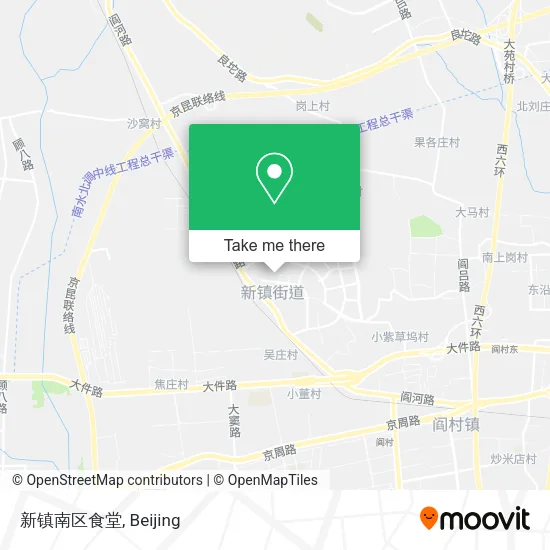 新镇南区食堂 map