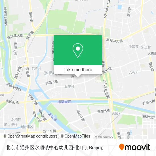北京市通州区永顺镇中心幼儿园-北1门 map