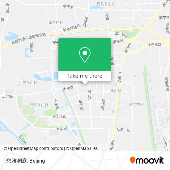 碧雅澜庭 map