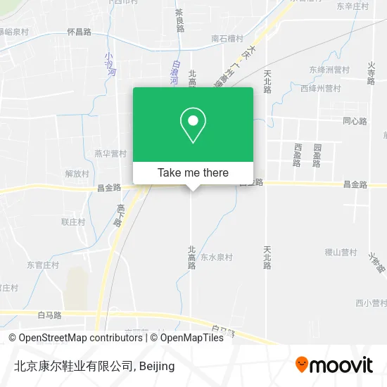 北京康尔鞋业有限公司 map