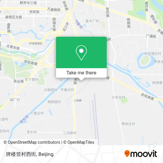 牌楼营村西街 map