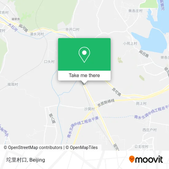 坨里村口 map