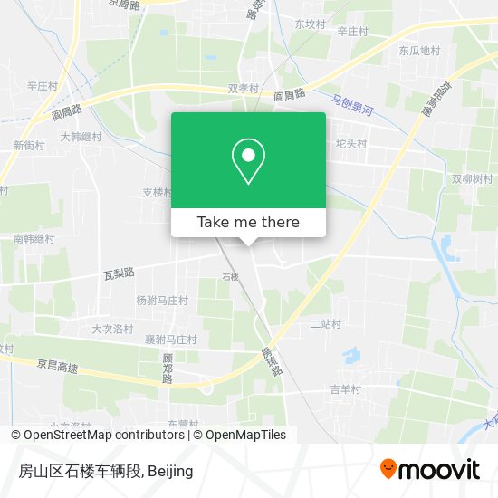 房山区石楼车辆段 map