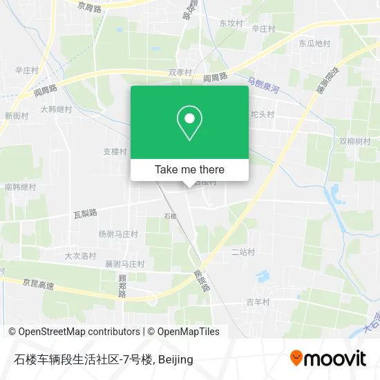 石楼车辆段生活社区-7号楼 map