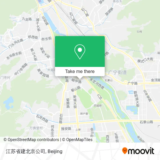 江苏省建北京公司 map