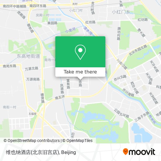 维也纳酒店(北京旧宫店) map