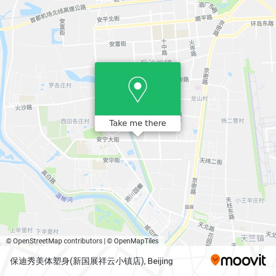 保迪秀美体塑身(新国展祥云小镇店) map