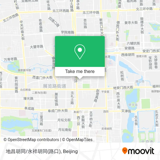 地昌胡同/永祥胡同(路口) map