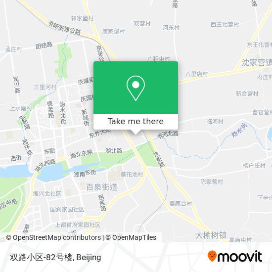 双路小区-82号楼 map