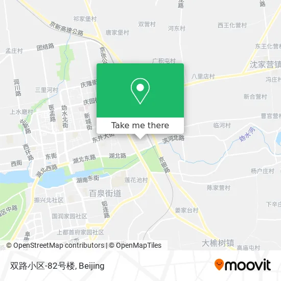 双路小区-82号楼 map