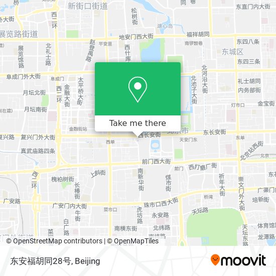 东安福胡同28号 map