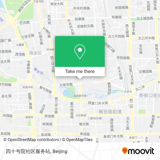 四十号院社区服务站 map