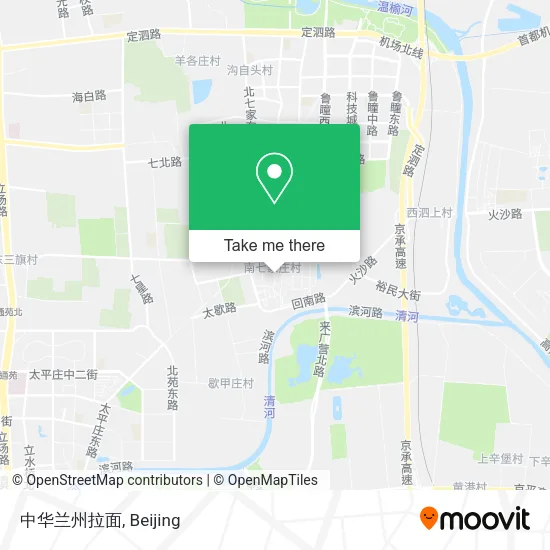 中华兰州拉面 map