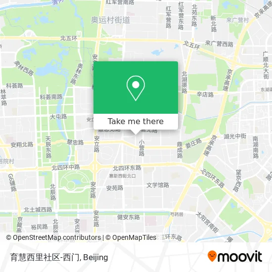 育慧西里社区-西门 map