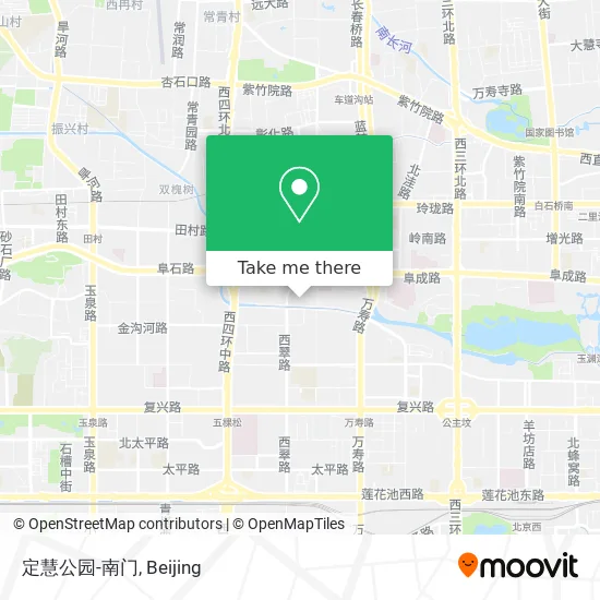定慧公园-南门 map