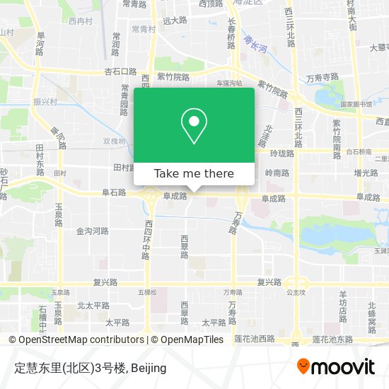 定慧东里(北区)3号楼 map