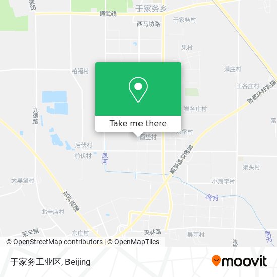 于家务工业区 map