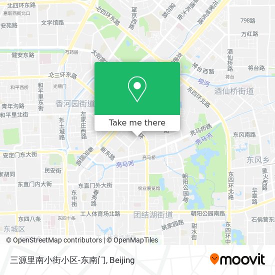 三源里南小街小区-东南门 map