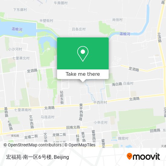 宏福苑-南一区6号楼 map