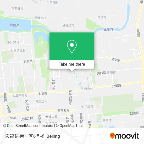 宏福苑-南一区6号楼 map
