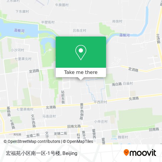 宏福苑小区南一区-1号楼 map